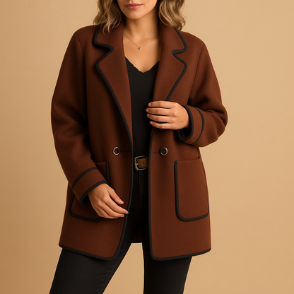 Women's Plus Size Casual Lined Blazer