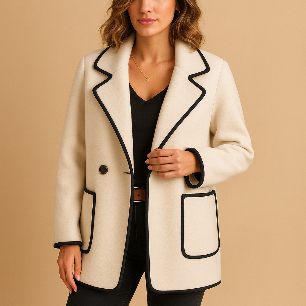 Women's Plus Size Casual Lined Blazer