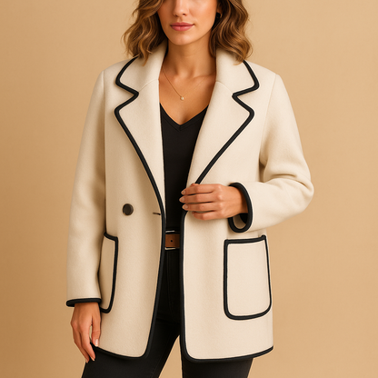 Women's Plus Size Casual Lined Blazer