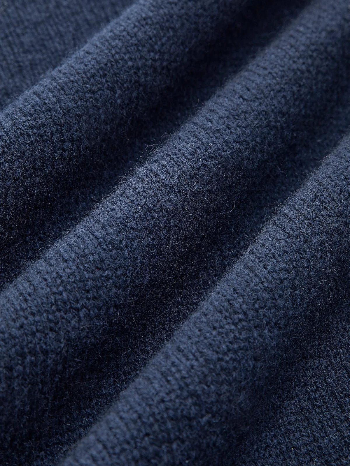 Women's Polo Sweater with Denim Collar and Button Placket