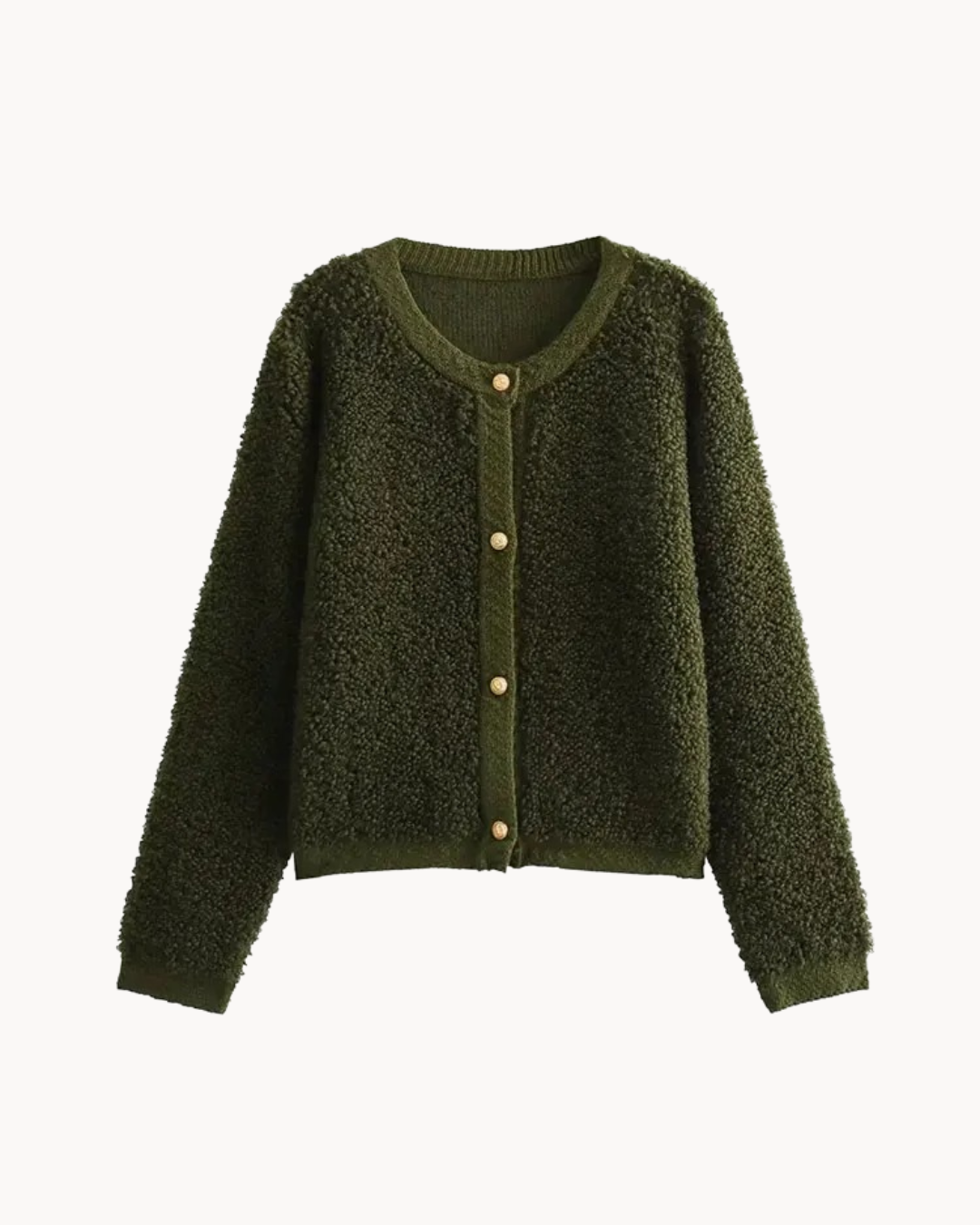 Women's Relaxed Fit Waist-Length Cardigan