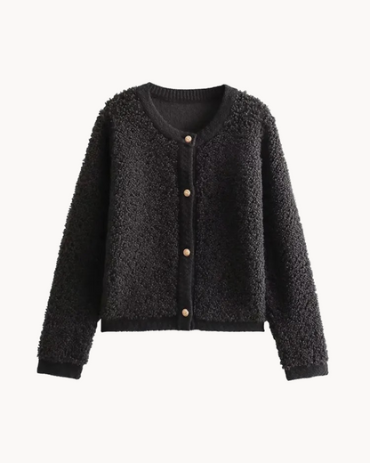 Women's Relaxed Fit Waist-Length Cardigan