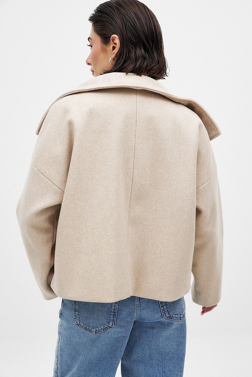 Women's Short Double Breasted Trench Coat