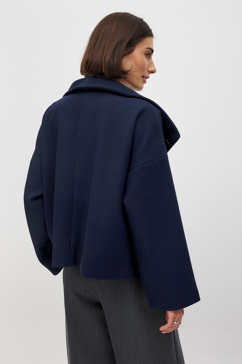 Women's Short Double Breasted Trench Coat