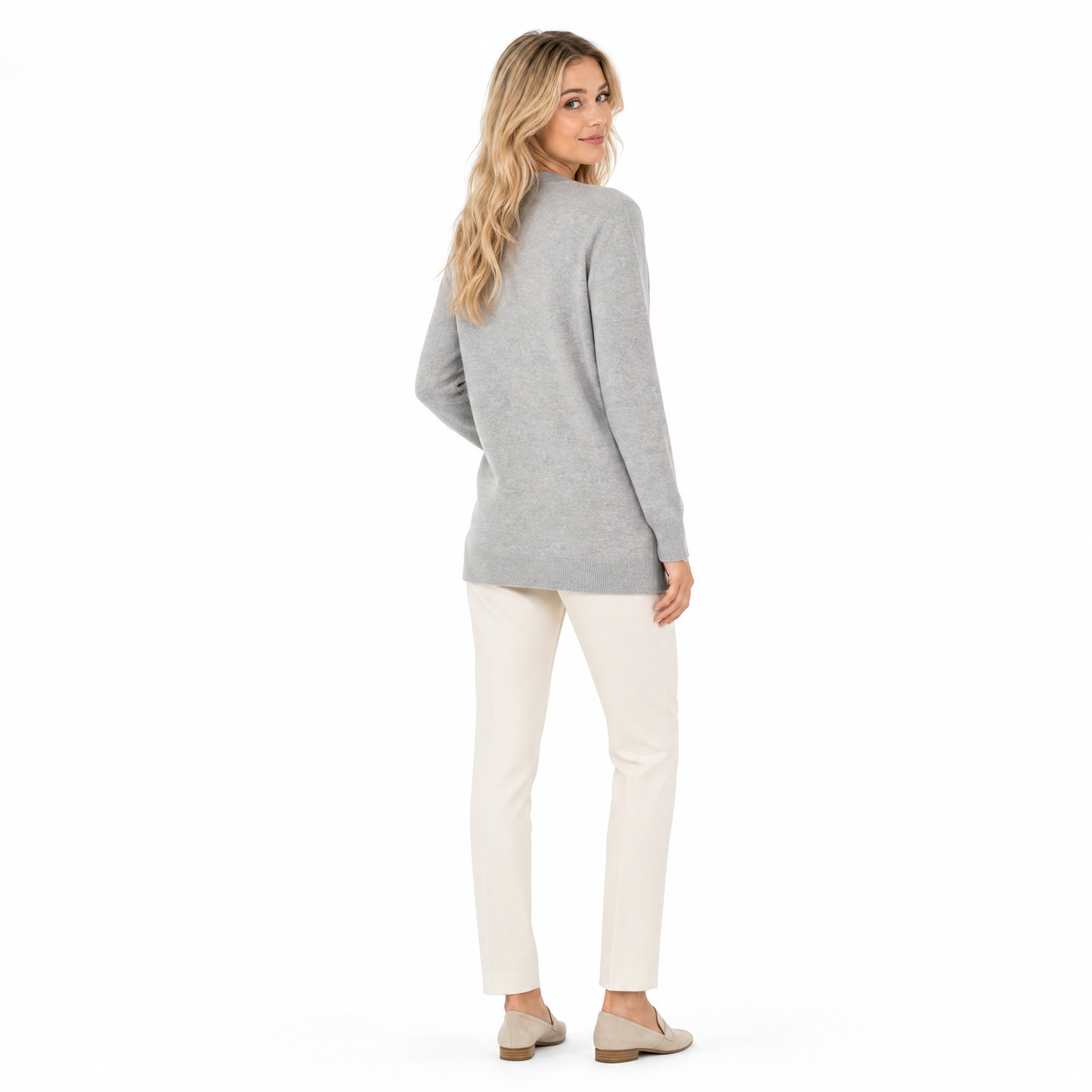 Women's Single-Breasted Knit Cardigan