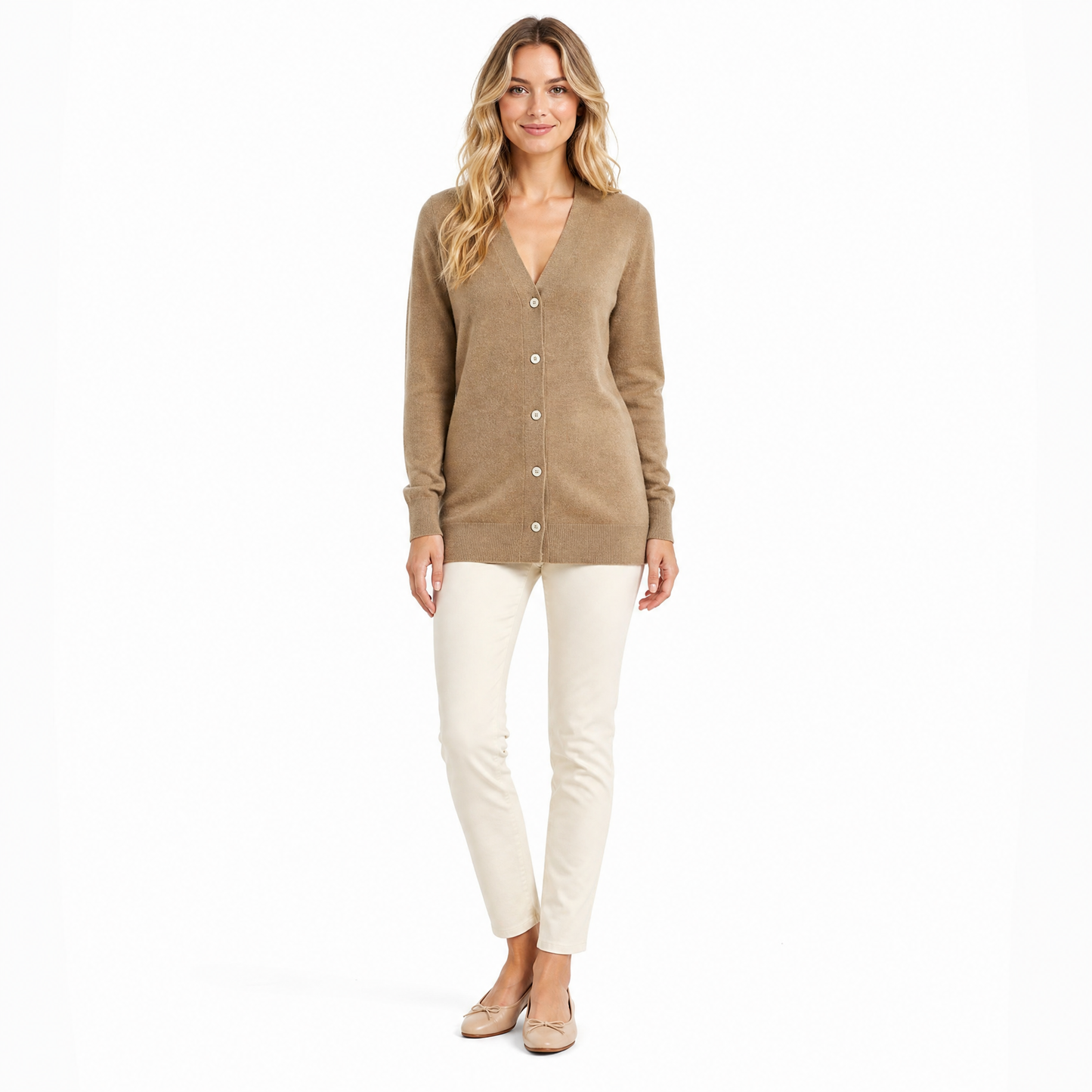 Women's Single-Breasted Knit Cardigan