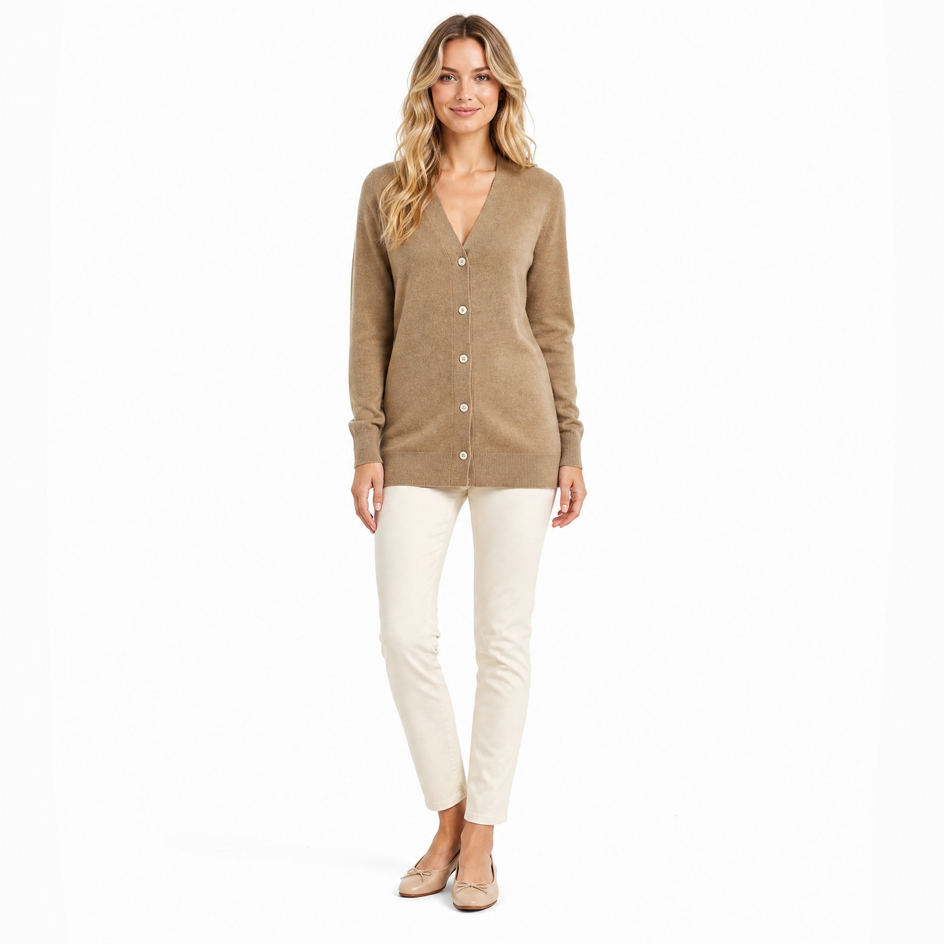 Women's Single-Breasted Knit Cardigan