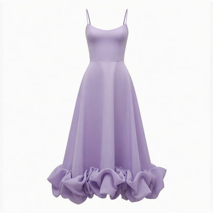 Women's Sleeveless A-Line Midi Dress
