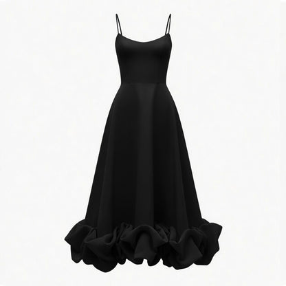 Women's Sleeveless A-Line Midi Dress