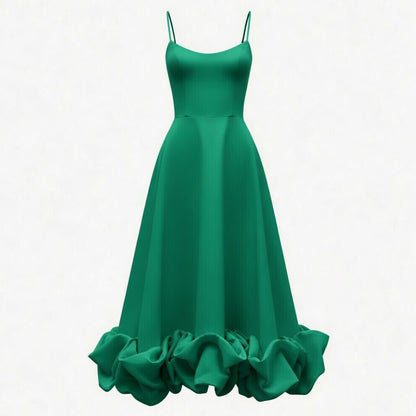 Women's Sleeveless A-Line Midi Dress