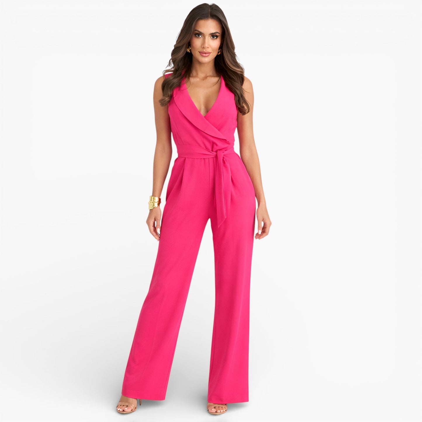 Women’s Sleeveless Classic Jumpsuit