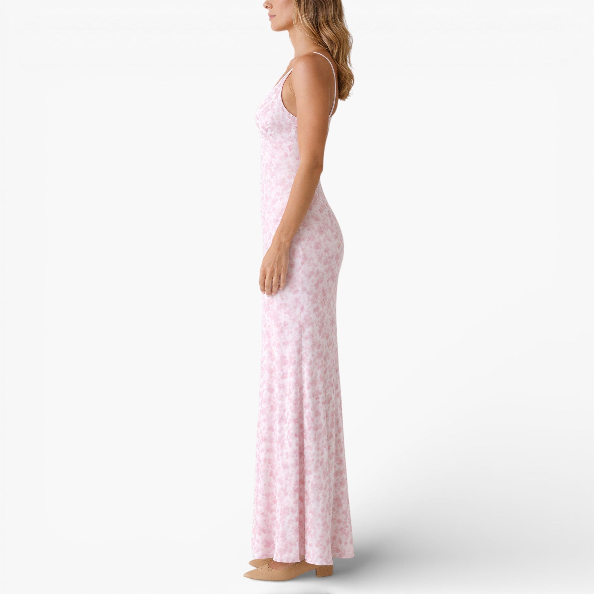 Women’s Sleeveless Floral Maxi Dress