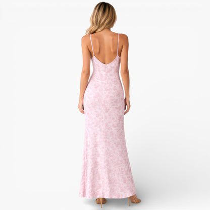 Women’s Sleeveless Floral Maxi Dress