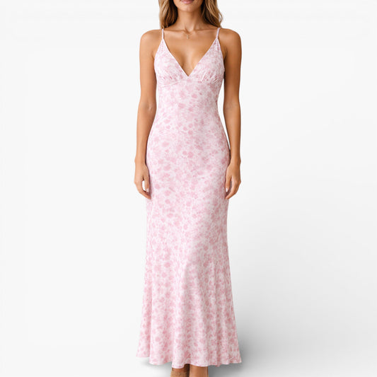 Women’s Sleeveless Floral Maxi Dress