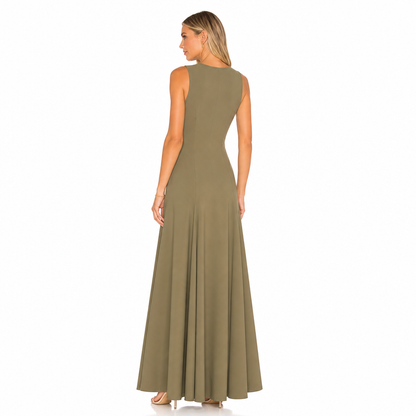 Women's Sleeveless Long Maxi Dress Casual Elegant
