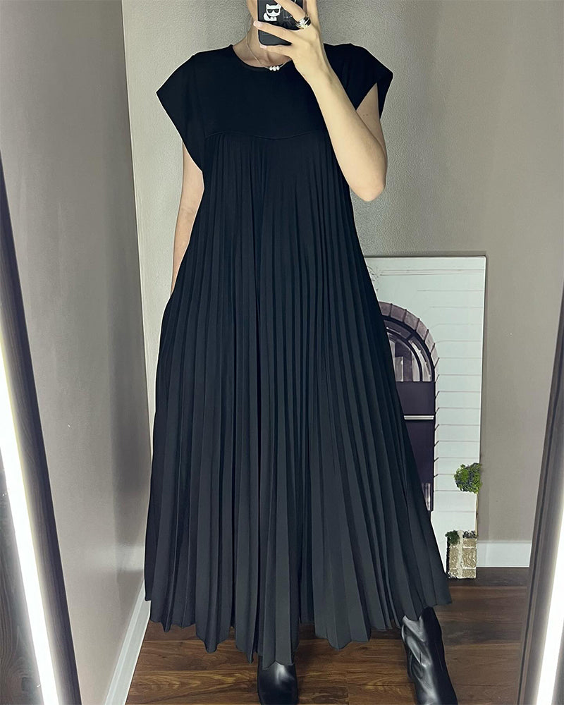 Women's Sleeveless Maxi Dress with Pockets