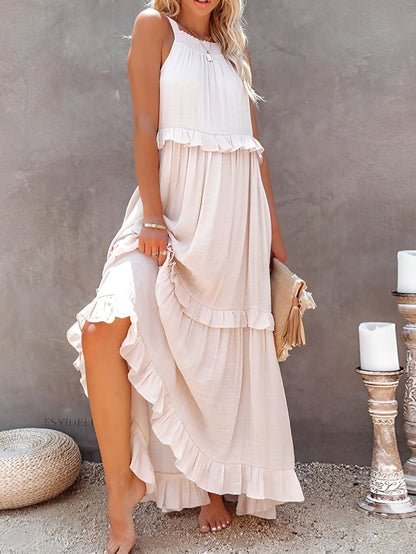 Women's Sleeveless Pleated Dress