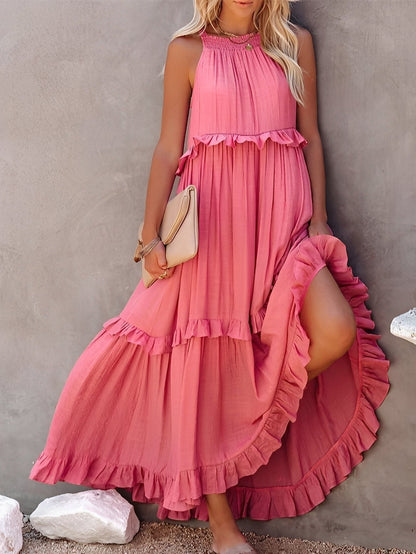 Women's Sleeveless Pleated Dress