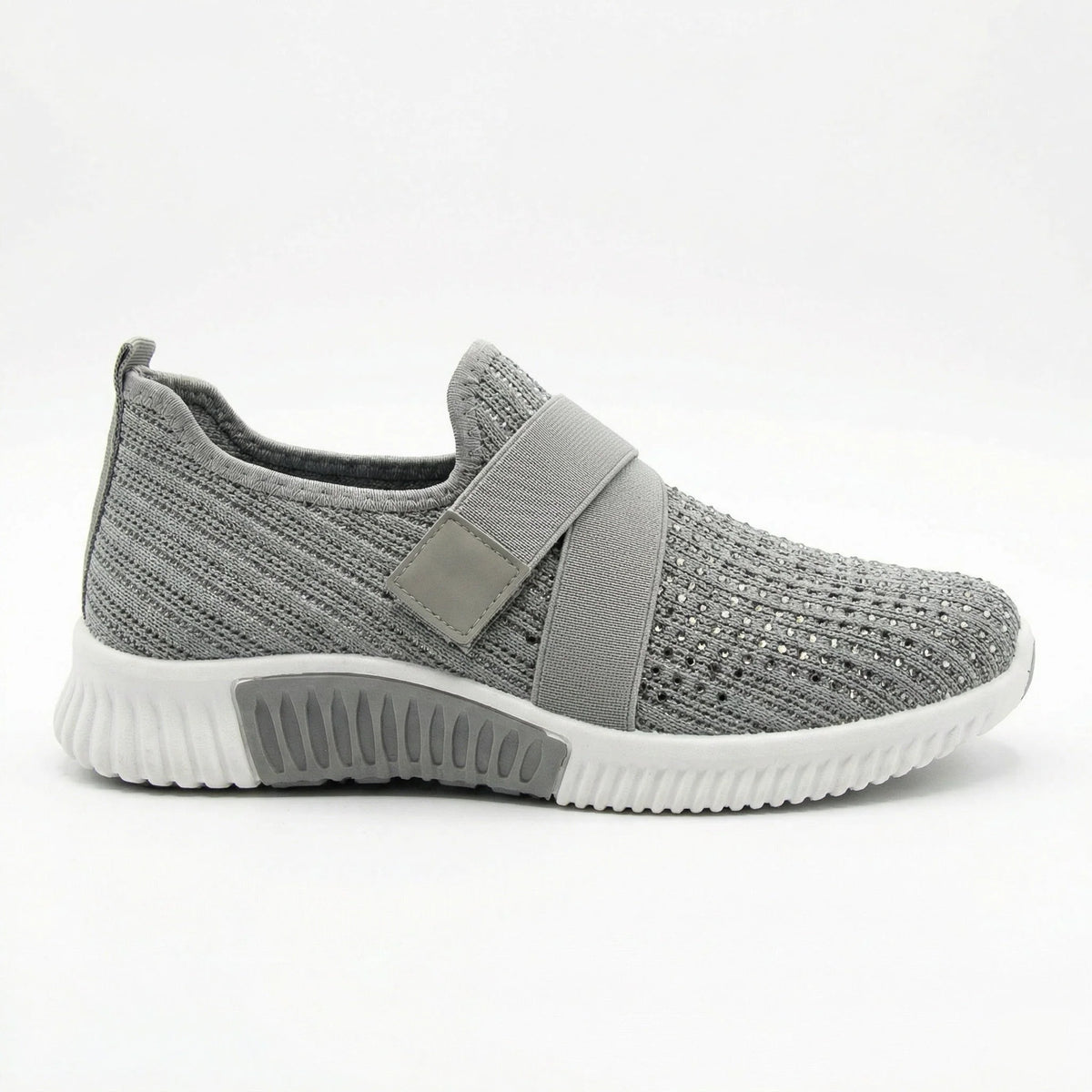 Women's Slip-On Sneakers with Adjustable Closure