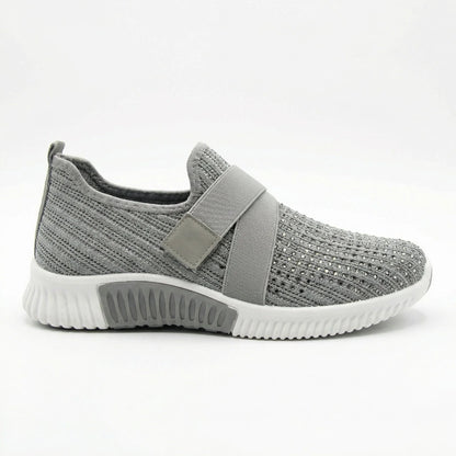 Women's Slip-On Sneakers with Adjustable Closure