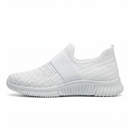 Women's Slip-On Sneakers with Adjustable Closure