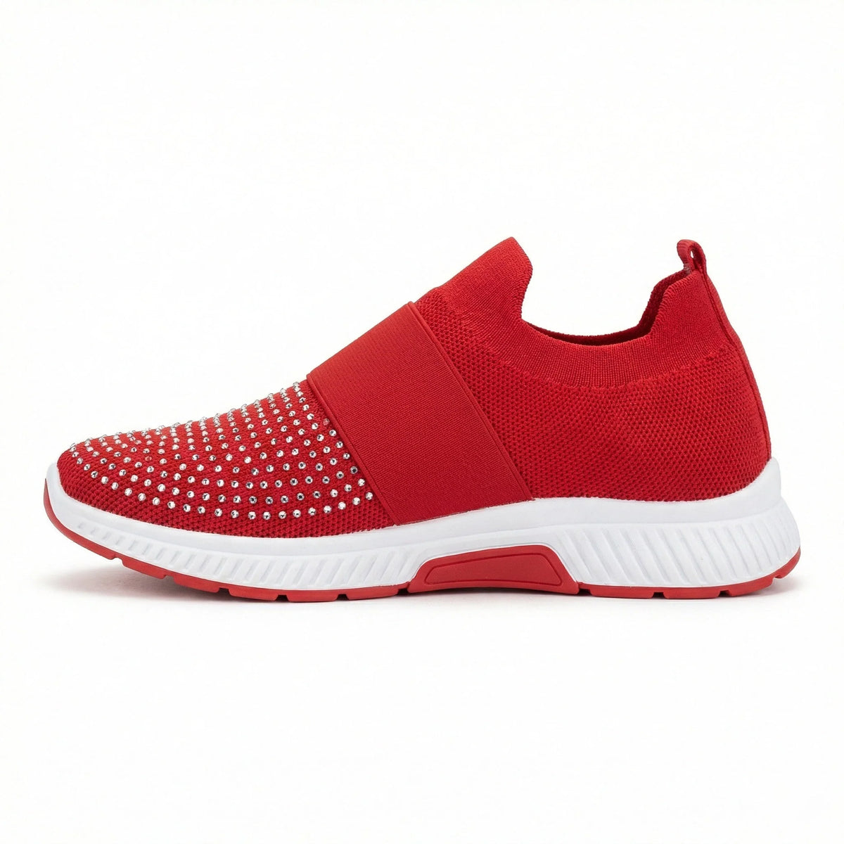 Women's Slip-On Sneakers with Adjustable Closure