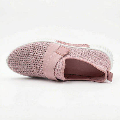 Women's Slip-On Sneakers with Adjustable Closure