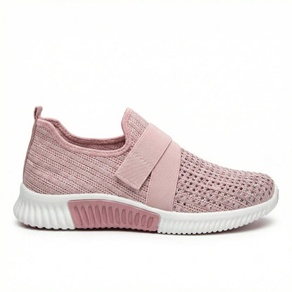 Women's Slip-On Sneakers with Adjustable Closure