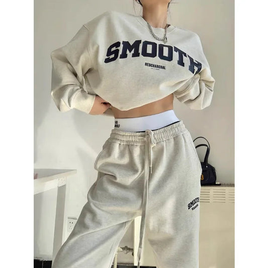 Women's Smooth Streetwear Outfit Set