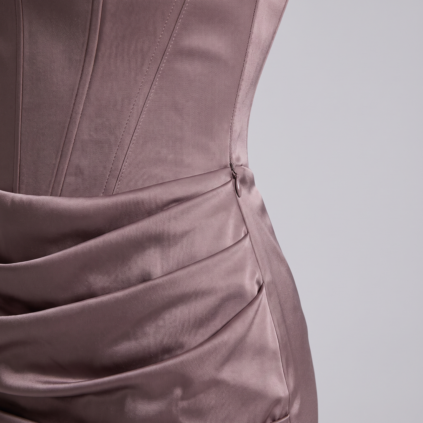 Women's Strapless Corset Maxi Dress