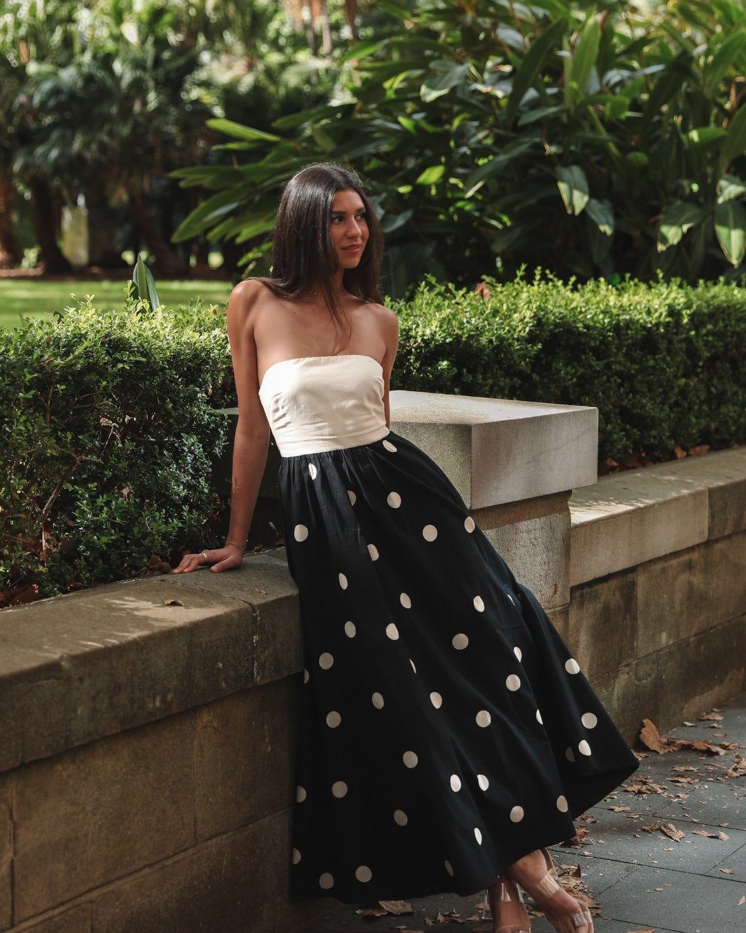 Women's Strapless Maxi Dress for Summer