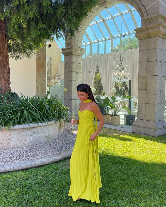 Women’s Strapless Ruched Bodice Maxi Dress