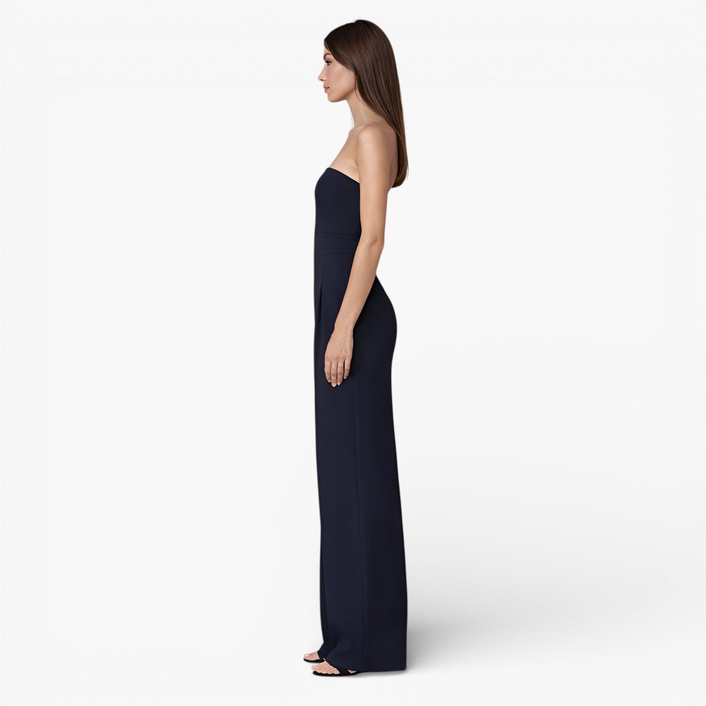 Women's Strapless Wide-Leg Jumpsuit