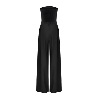 Women's Strapless Wide-Leg Jumpsuit