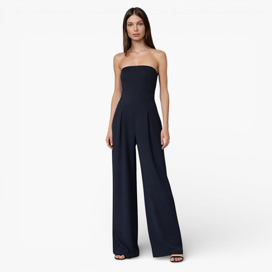 Women's Strapless Wide-Leg Jumpsuit