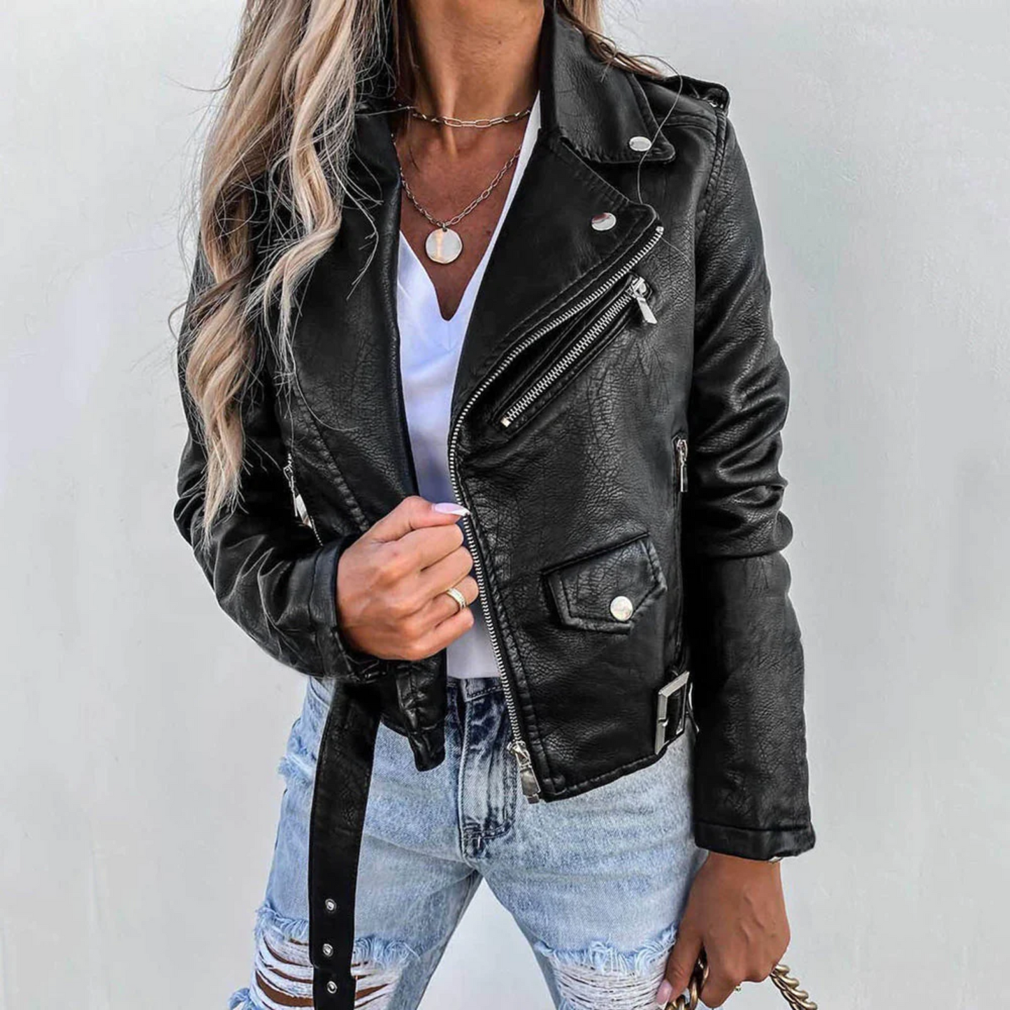 Women's Stylish Jacket with Zipper