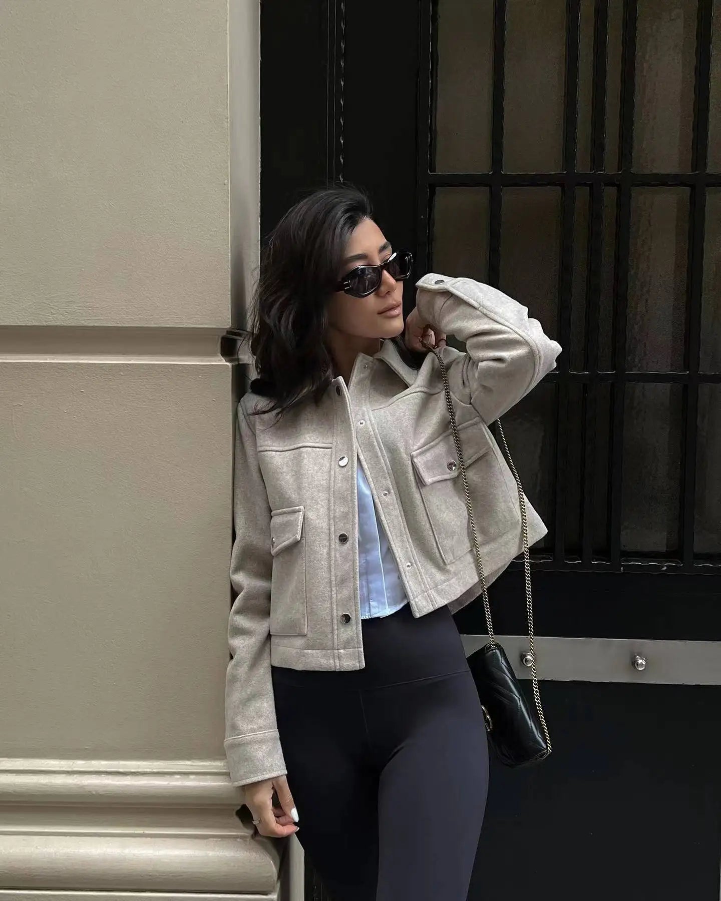 Women's Stylish Utility Jacket for Work and Leisure