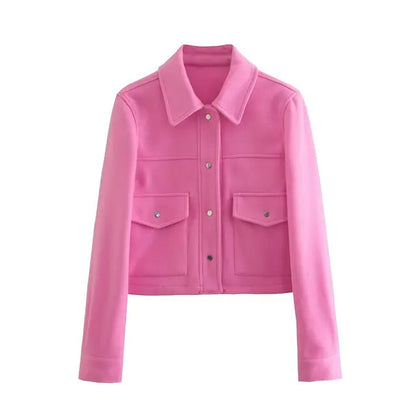 Women's Stylish Utility Jacket for Work and Leisure