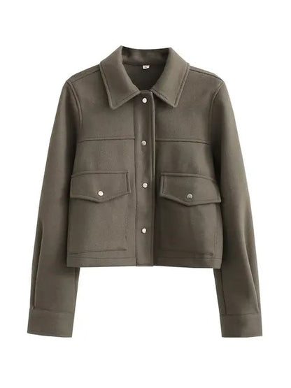 Women's Stylish Utility Jacket for Work and Leisure