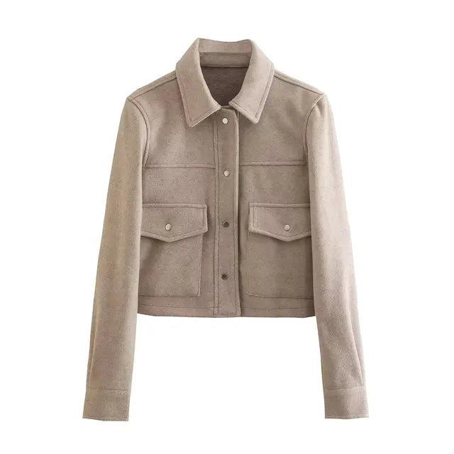 Women's Stylish Utility Jacket for Work and Leisure