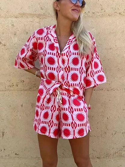 Women's Summer Print Co-Ord Set
