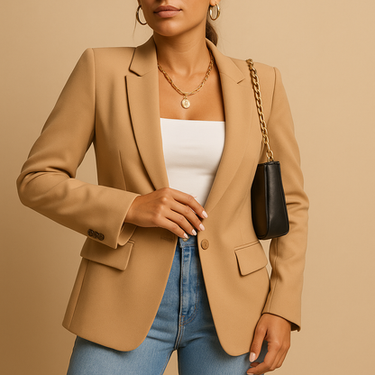 Women's Tailored Fitted Blazer