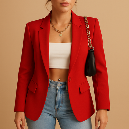 Women's Tailored Fitted Blazer