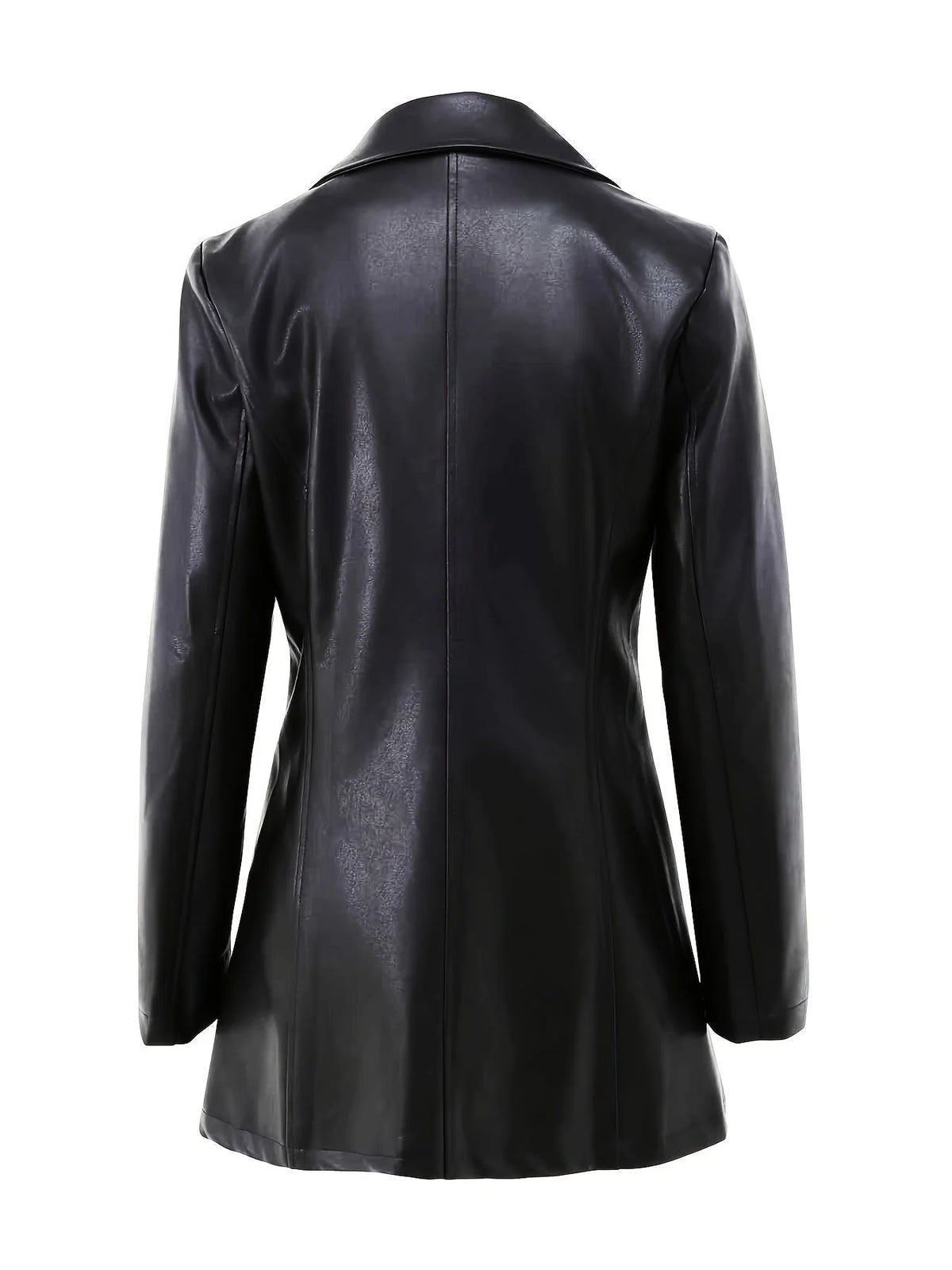Women's Tailored Leather Trench Coat
