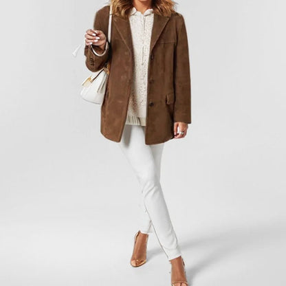 Women's Tailored Suede Jacket
