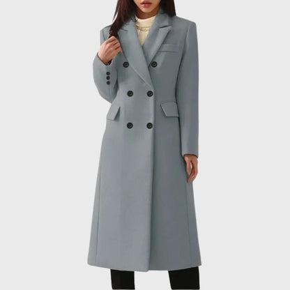 Women's Tailored Wool Blend Coat