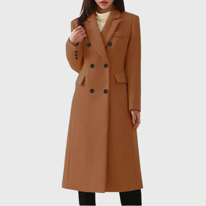 Women's Tailored Wool Blend Coat