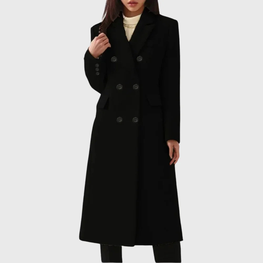 Women's Tailored Wool Blend Coat
