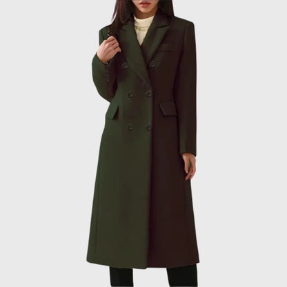 Women's Tailored Wool Blend Coat