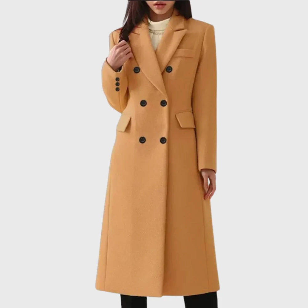 Women's Tailored Wool Blend Coat